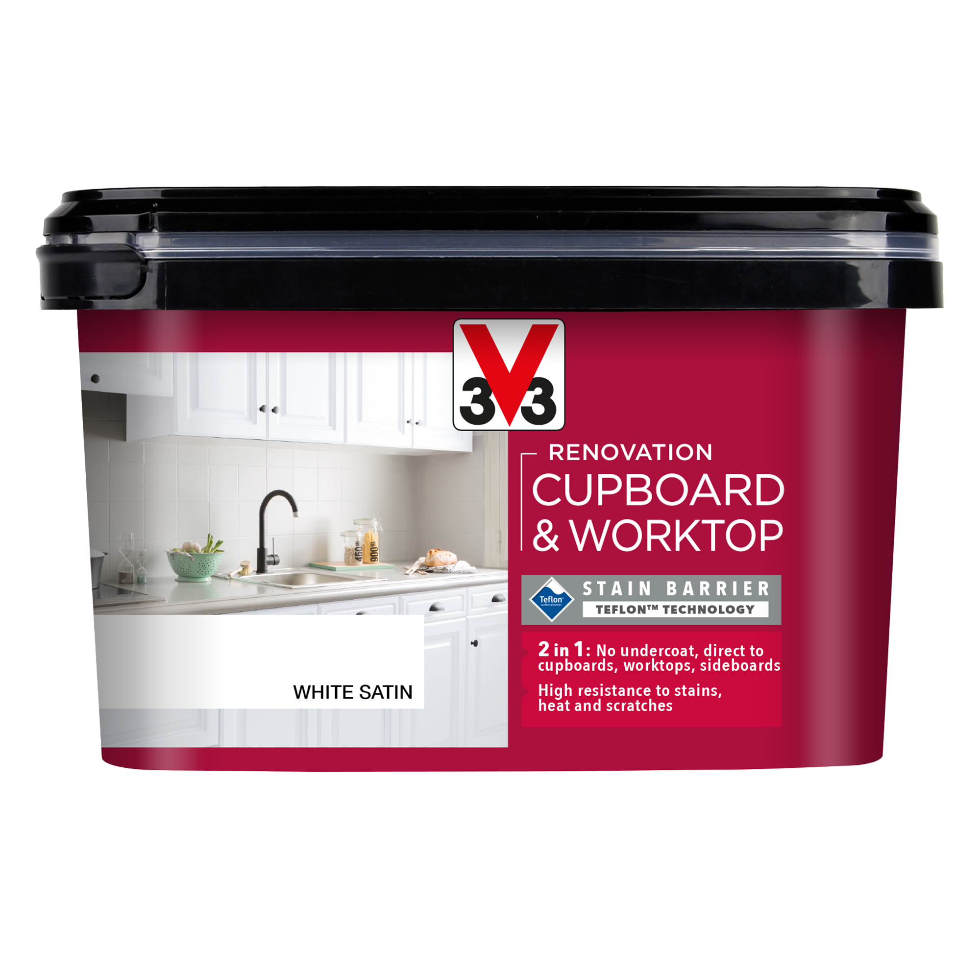 Renovation Cupboard & Worktop V33 paint and renovation wood products