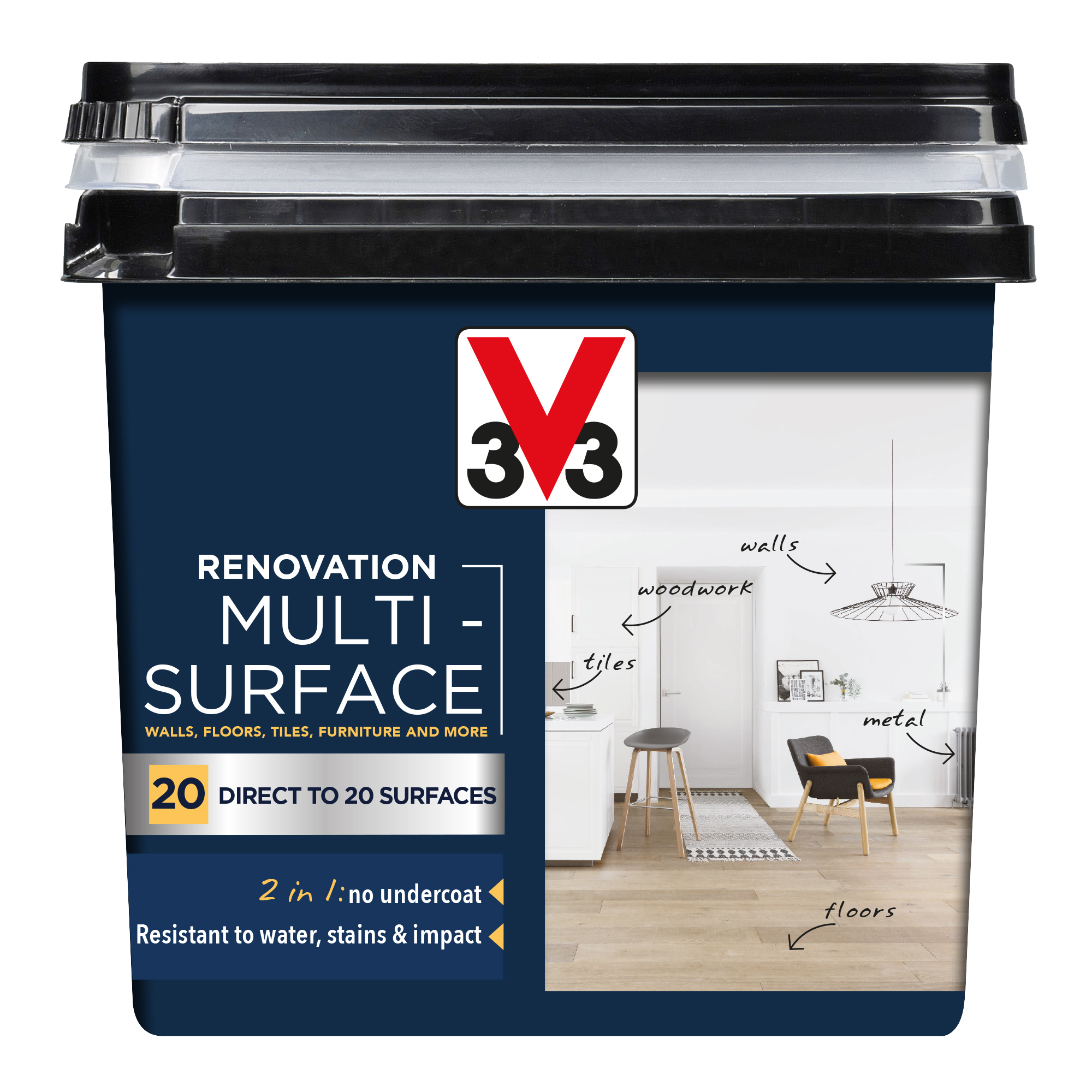 Renovation Multi Surface V33 paint and renovation wood products