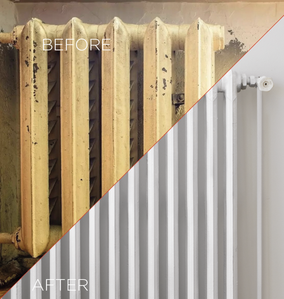 V33 Renovation Radiator & Household Appliance Before & After