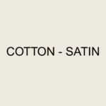Cotton - Satin