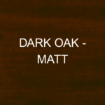 Dark Oak matt colour sample of V33 High Protection Woodstain, a durable finish for vertical exterior wood with up to 8 years of weather protection.